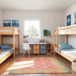 creative ideas for decorating a boys shared bedroom in a holiday home 1747043028