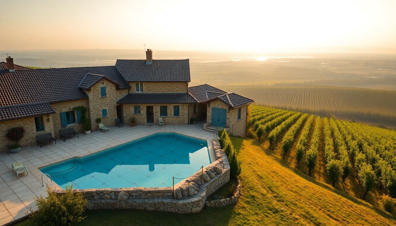 historic farmhouse with gites and pool near beaujolais and burgundy for sale 1774816168