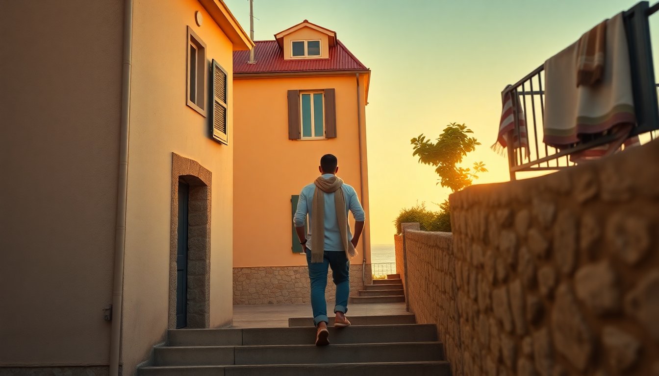 Beach apartment near the sea with private entrance and attic in Marotta