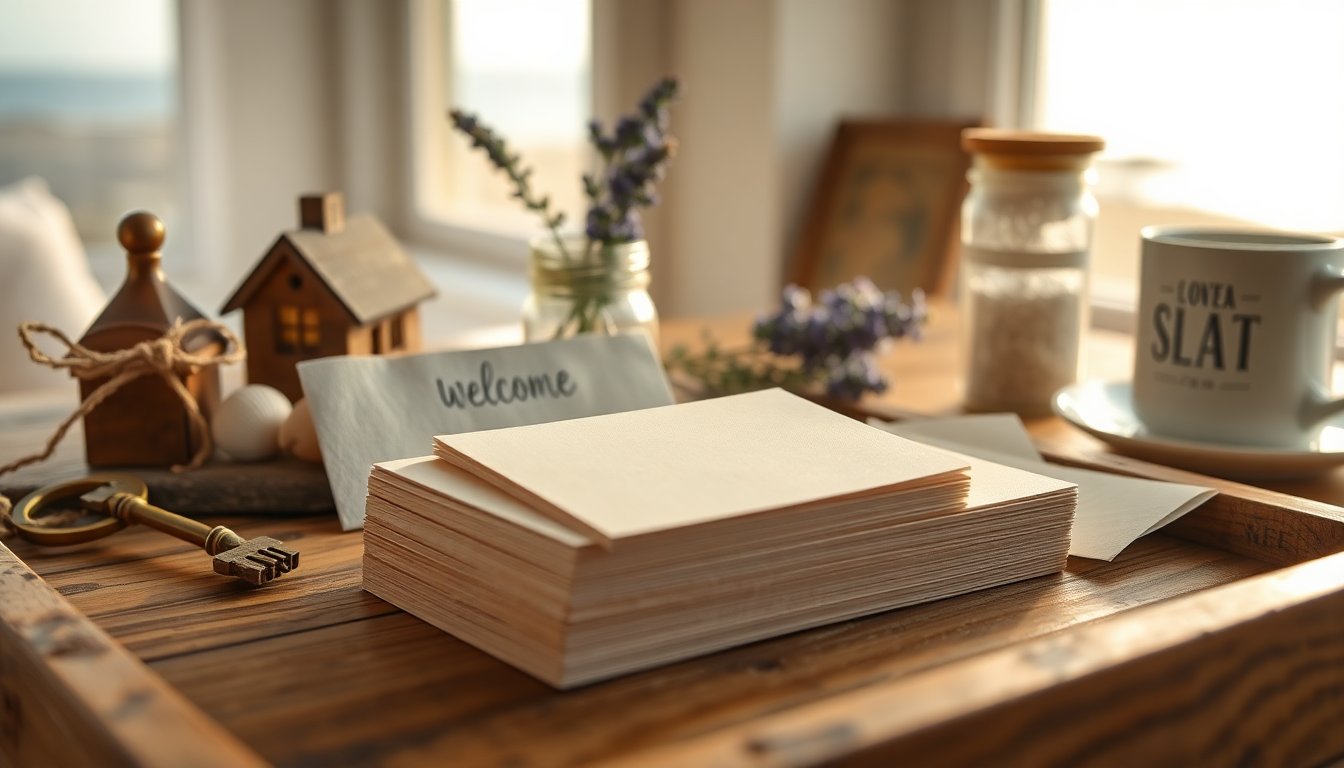 Smart business card ideas for holiday home hosts