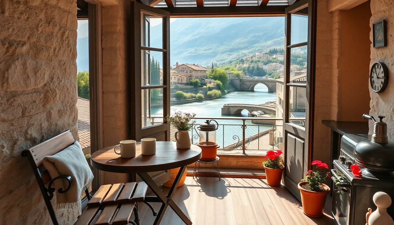 Stone farmhouse apartment for rent near Bobbio in Val Trebbia