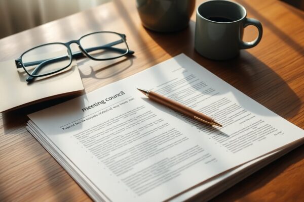 Council meeting notice and agenda: key points for 29 May 2026