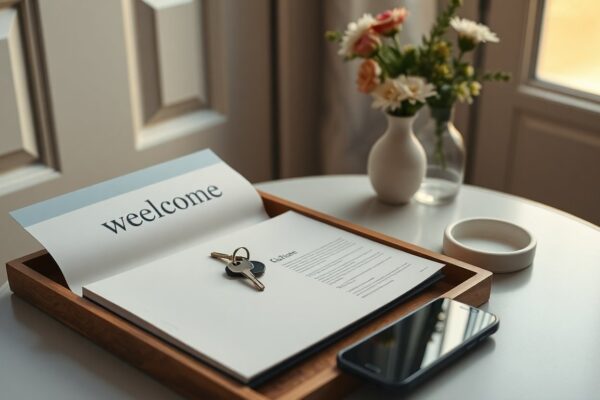 Create a concise welcome book to improve guest communication