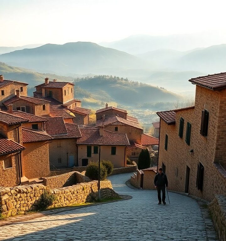 Stone houses in Valtaro: mountain living with coastal access